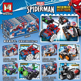 เลโก้จีน  MG 592 A-D ชุด Spiderman