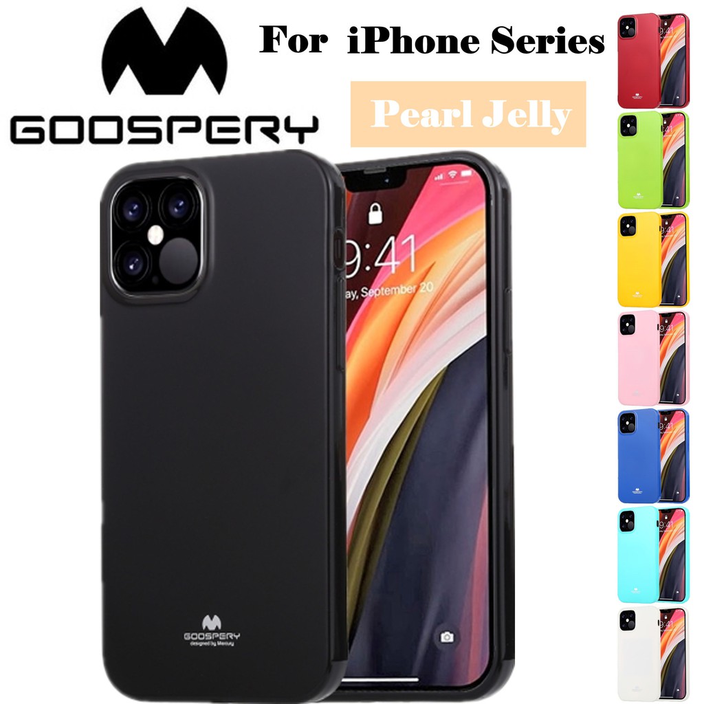 Goospery Pearl Jelly Case เคส Casing Cover For iPhone 13 12 Pro Max
