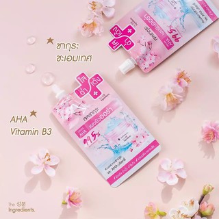 🌟ใหม่🌟 [ซอง 40g.] The Ingredients Sakura Whitening Soothing Gel ดิอินกรีเดียนส์ซากุระไวท์เทนนิ่งซูทติ้งเจล [เจลซากุระ]