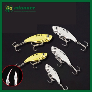 Ready Stock 3g/7g/10g/15g Metal Vib Lures Vivid Vibrations Spoon Lure Fishing Bait Bass Artificial Hard Bait