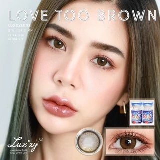 คอนแทคเลนส์ Luxzy lens ( love too ) ขนาดกลาง 14.2