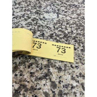 บัตรรถ 2 ตัว เลข 00-99 No.1/No.2 มี 100แผ่น สมุดฉีก จอดรถ เขียนหวย ตัวเลข ฝากรถ สมุดนัมเบอร์ ชิงรางวัล US.Station