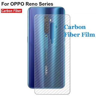 OPPO 2F 2 2Z 3 ป้องกันคาร์บอนไฟเบอร์ OPPO A12 E A92 A72 A52 A31 A9 A5 2020 R9S R11S R11 นุ่มระบายอากาศป้องกันกลับฟิล์มป้องกันลายนิ้วมือ
