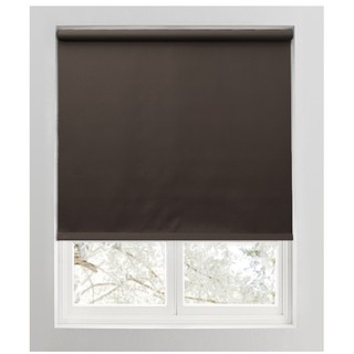 ม่านม้วน ม่านกันแสง โพลีเอสเตอร์ 100% ขนาด 90x160ซม. สีน้ำตาล