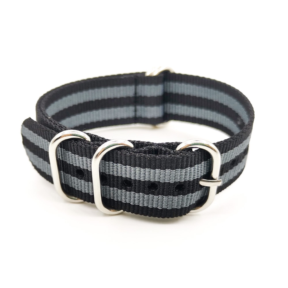 สายนาฬิกาข้อมือไนล่อน 18 มม. 20 มม. 22 มม. 24 มม. สําหรับ James Bond Watch Bands 007