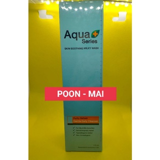 โฟมล้างหน้า Aquaplus Series สูตรน้ำนม Skin Sooting Milky Wash 175 ml โฟมล้างหน้า Aqua+