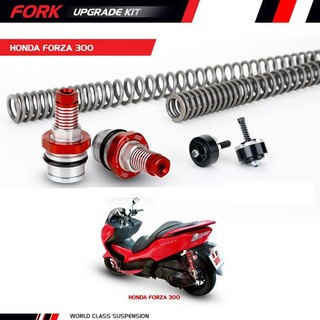 สปริงแกนโช้คหน้าแต่ง (YSS) FROK UPGRADE KIT HONDAFORZA 300 18 (ของแท้100%)