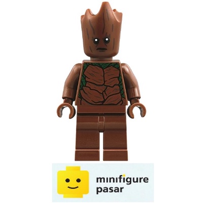 Sh0501 Lego Marvel Super Heroes Avengers Infinity War 76102 - Teen Groot Minifigure - ใหม่