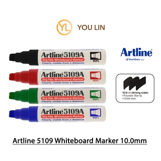 Artline 5109A ปากกาไวท์บอร์ด หัวใหญ่ 10 มม.