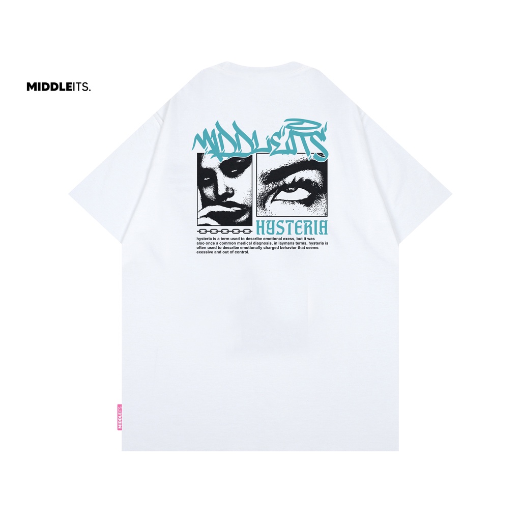 Middleits - เสื้อยืด Middleits Hysteria Distro ดั้งเดิม