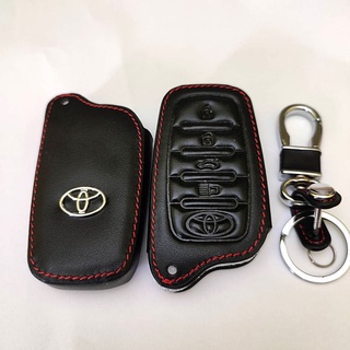 ซองหนังใส่รีโมทกุญแจ Toyota Fortuner / Camry  รุ่น Smart Key เคสรีโมท เคสกุญแจ