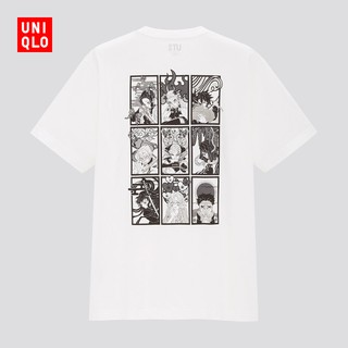 Uniqlo เสื้อยืด แขนสั้น พิมพ์ลายมังงะ (UT) (Demon Slayer Series) สําหรับผู้ชาย