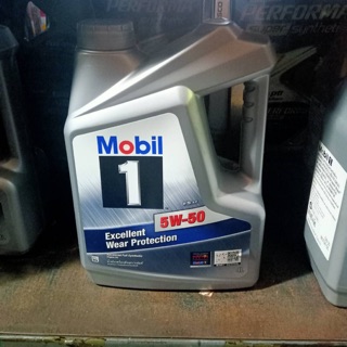 Mobil 1 5w50 สำหรับเครื่องเบนซิน และดีเซล