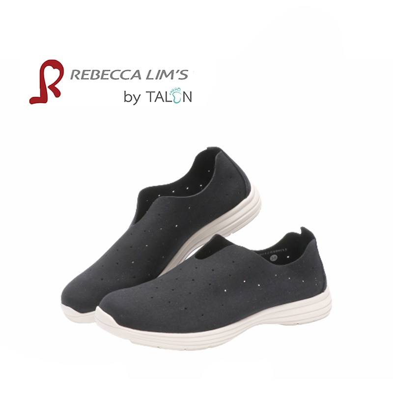 [พร้อมส่ง ]รุ่น Milan สีเทาเข้ม รองเท้าสุขภาพ Rebecca Lim's by Talon แก้ปัญหาสุขภาพเท้า รองช้ำ เท้าแ