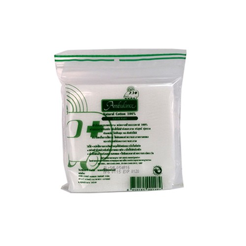 ผ้าก๊อซพับ รถพยาบาล ขนาด2x2 10ห่อ/กล่อง Gauze Pad