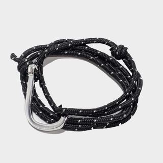 กำไลเชือก หัวตะขอ Hook bracelet แบบตะขอ เชือกร่ม ผู้ชาย ผู้หญิง