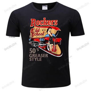 [S-5XL]GILDAN 【Chic Tops】เสื้อยืดคอกลม ผ้าฝ้าย 100% พิมพ์ลาย Rockers Old School Rockabilly Classic 60S สําหรับผู้ชาย