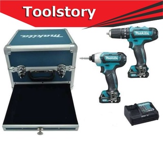 Makita COMBO SET --- HP333(สว่านกระแทก)+TD110(Impact Driver)