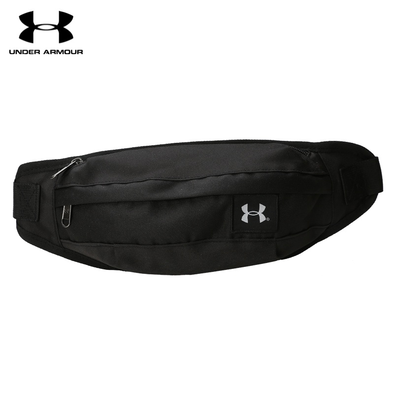 Black men's bag women's bag waist hanging bag [lowest price] double layer outdoor sports messenger Coin Wallet thin shoulder belt waist hanging bag shoulder bag