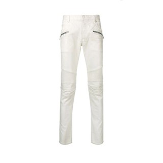 Balmain distressed slim-fit jeans (คุณจะได้รับสินค้าเหมือนกับที่เห็นในภาพ/ถ่ายจากของจริง)