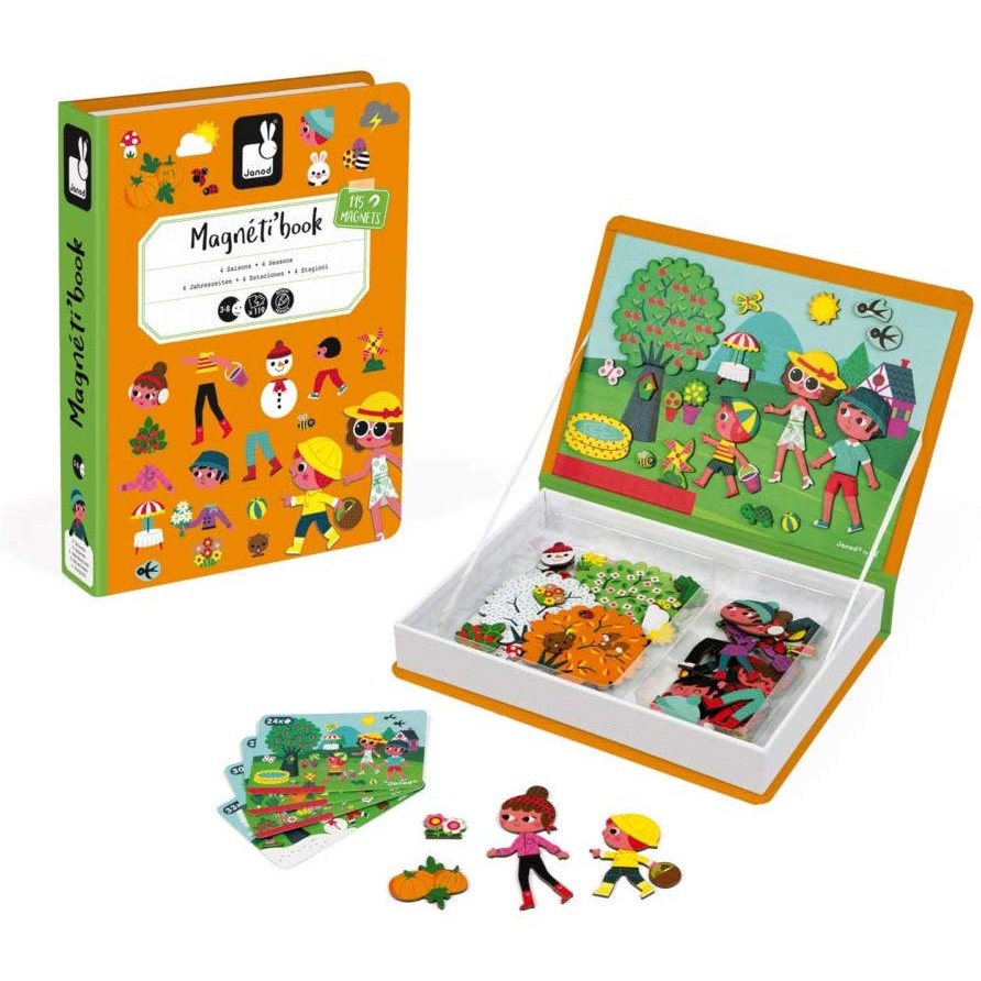 JANOD 4 Season ของเล่นเสริมพัฒนาการ ชุดแม่เหล็ก เรียนรู้ 4