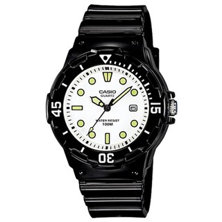 Casio นาฬิกาข้อมือ รุ่น LRW-200H-7E1VDF-Black/White