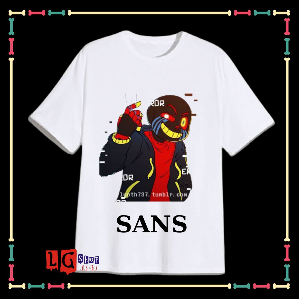 เสื้อยืด Error Sans Undertale สําหรับเด็กสุดเท่ คอกลม แขนสั้น ทุกขนาด