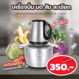 เครื่องปั่น เครื่องบดเนื้อ 300W (สินค้าพร้อมส่ง!!)