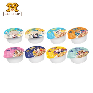 7 แถม 1 Moochie Dog Food Cup มูชี่ถ้วย อาหารเปียกสุนัข 85g*8 ถ้วย