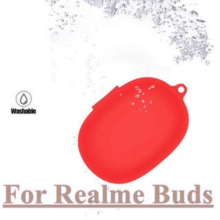 🌟3c🌟Q00 realme buds Q case Dustproof Soft Washable Protective Cover, Silicone Case for realme Buds Q TWS Wireless Earbuds