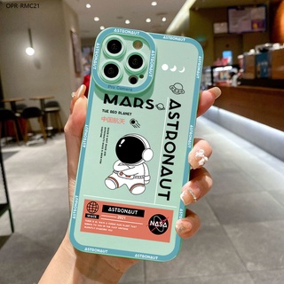 Realme C21 C21Y C25Y C25 C25S C12 C35 C20 C20A C15 C11 2021 เคสเรียวมี สำหรับ Case TPU Astronaut เคส เคสนิ่ม เคสโทรศัพท์ เคสมือถือ Shockproof Back Cover Protective Cases