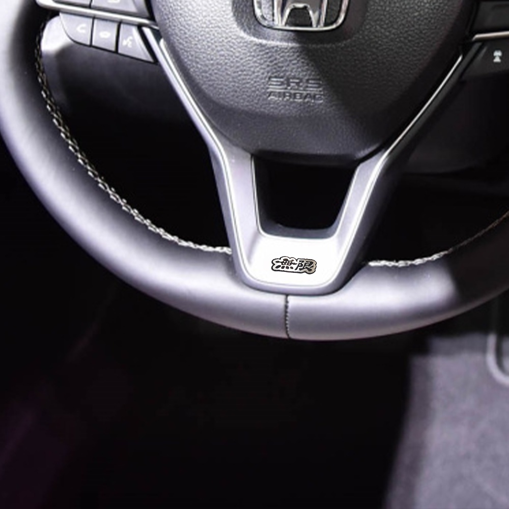 สติกเกอร์สแตนเลส โลหะ อุปกรณ์เสริม สําหรับตกแต่งรถยนต์ Honda Mugen Power - รูปที่ 4