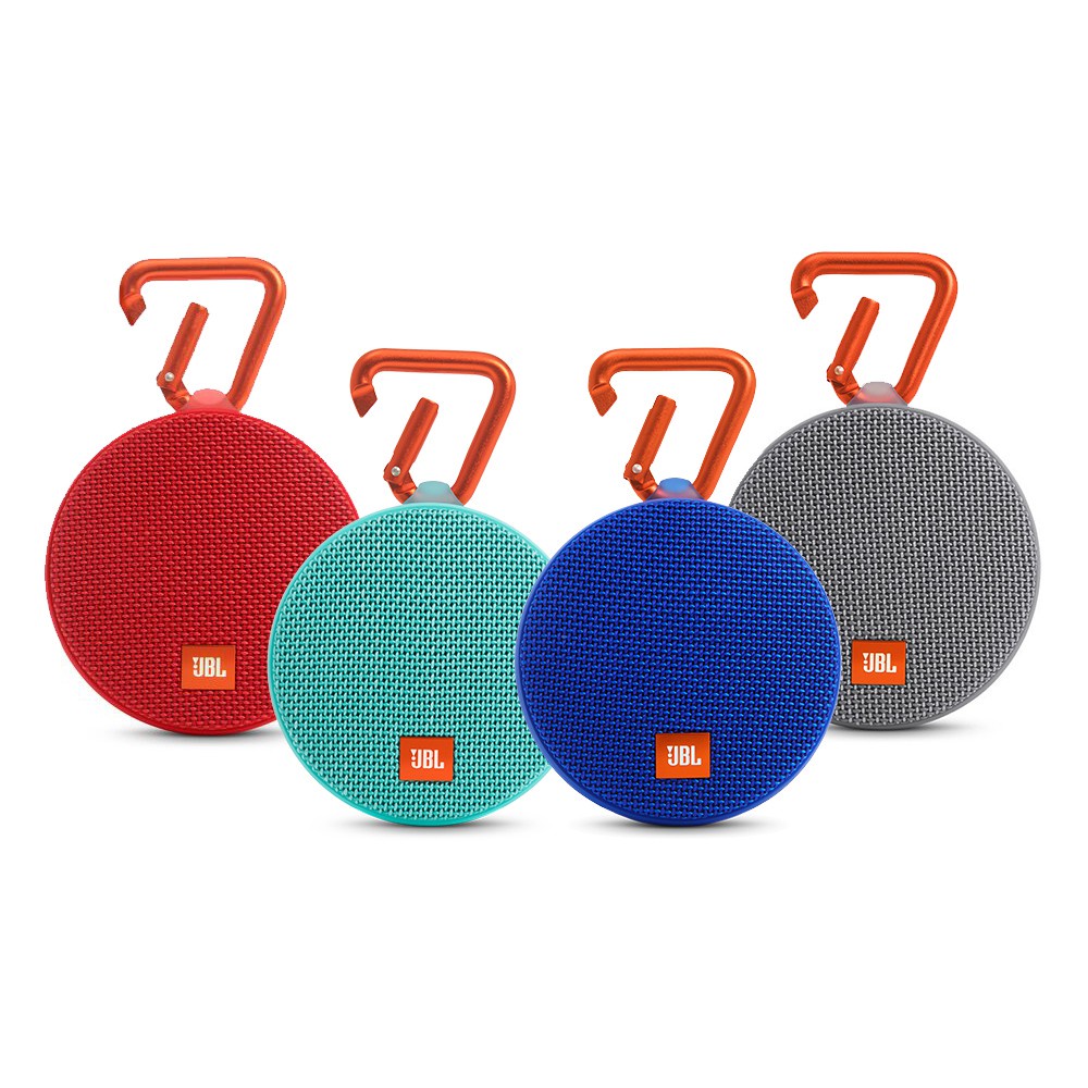 ﺴ JBL Clip 2 Waterproof Portable Bluetooth Speaker ลำโพงบลูทูธ