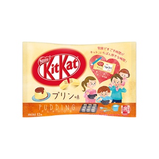 โปรโมชั่น : Kitkat Mini Cream Caramel Pudding taste 12pcs หมดอายุ  0222