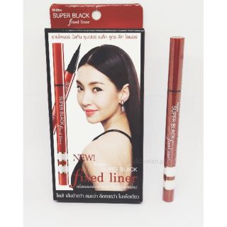 ใหม่!! Mistine Super Black Fixed Liner อายไลเนอร์กันน้ำ เส้นคมชัด ดำสนิท
ของแท้💯%