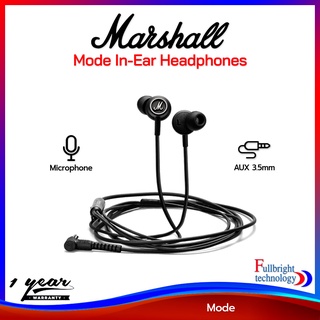 หูฟัง Marshall รุ่น Mode In-Ear Headphones หูฟังอินเอียร์สุดหรู รับประกันศูนย์ไทย 1 ปี