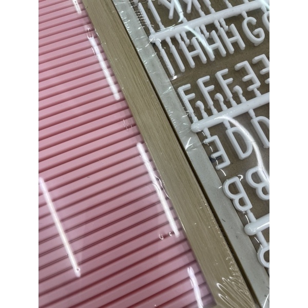 บอร์ดอักษร Letter Board พลาสติก 26*26 ซม แถมอักษรตามรูป - รูปที่ 2