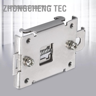 Zhongcheng Tec 1 ชิ้น 35 มม. Din คลิปหนีบรางพร้อมสกรูยึด 2 ติดตั้ง