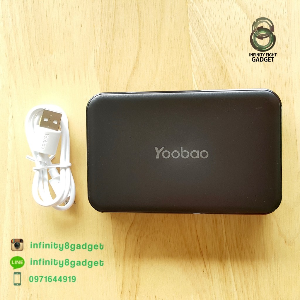 แบตสำรอง Yoobao M25 Magic Series Powerbank 20000 mAh สีดำ ของแท้