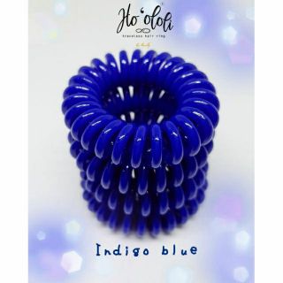 ยางรัดผม Hoololi BASIC : Indigo blue Color