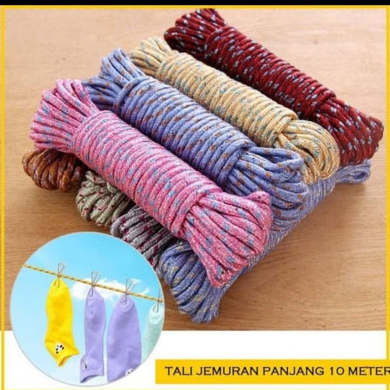 ROPE / CLOTHESLINE ROPE / NYLON ROPE 10 MTR ANTI-SLIP SUPER STRONG