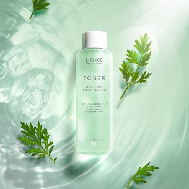 🌿 พร้อมส่งLIRIKOS Marine Energy Calming Pure Water Toner 320ml🌿