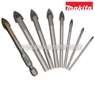 ดอกเจาะกระจก กระเบื้อง Makita D25183 D25199 D25208 D25214 D25220 D25236 D-31413 D-31429 D-31435 D-31441 D-31457