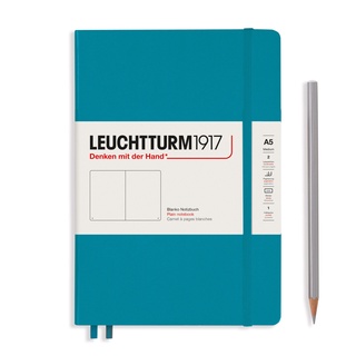 Leuchtturm1917 Notebooks Smooth  A5 “Ocean” สมุดโน๊ต Leuchtturm1917 ขนาด A5 สีฟ้าคราม