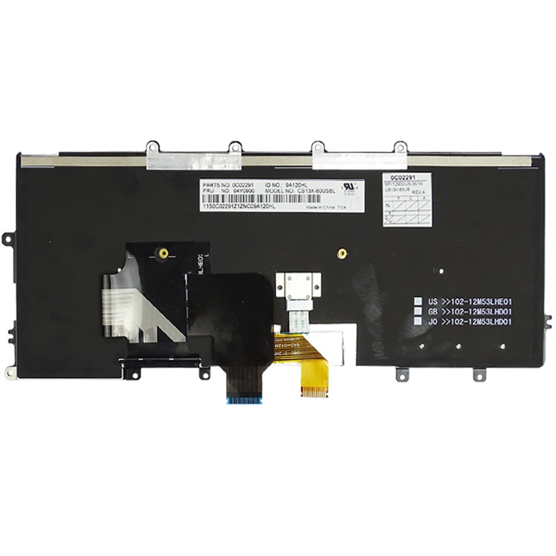 คีย์บอร์ดโน้ตบุ๊ก US สําหรับ Lenovo ThinkPad X240 X240S X250 X250S X260 X270 04Y0900 04Y0938 04X017 04X0213 04X0177 #8
