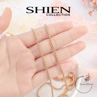 พร้อมส่ง!! สร้อยคออิตาลี18K สร้อยคอสีทอง18K สร้อยคอเกาหลี สร้อยคอ XUPING สีโรสโกลด์ ไม่ลอก ไม่ดำ ใส่อาบนำ้ได้ ลายเยอะ