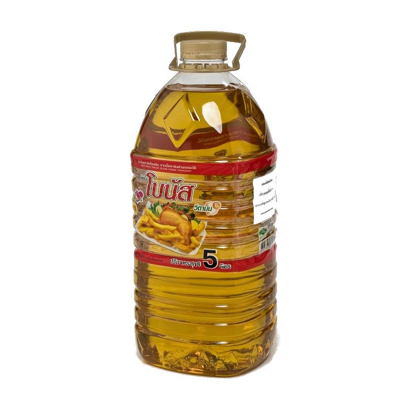 Bonus palm oil 5 liters gallon.โบนัส น้ำมันปาล์ม แกลลอน 5 ลิตร
