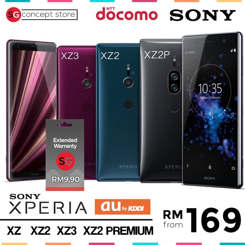 Sony Xperia Xz Xz2 Xz2 Premium Xz3 Original Secondhand Shopee Thailand