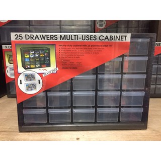 กล่องลิ้นชักเอนกประสงค์ 25 ช่อง / 9 ช่อง ( 25 drawers multi-uses cabinet )