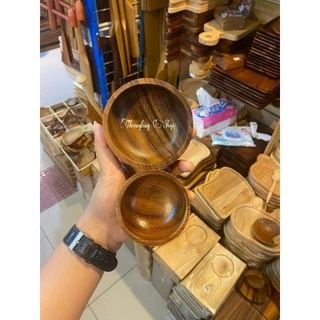 ถ้วยไม้ ถ้วยน้ำจิ้ม (มี2 ขนาด)